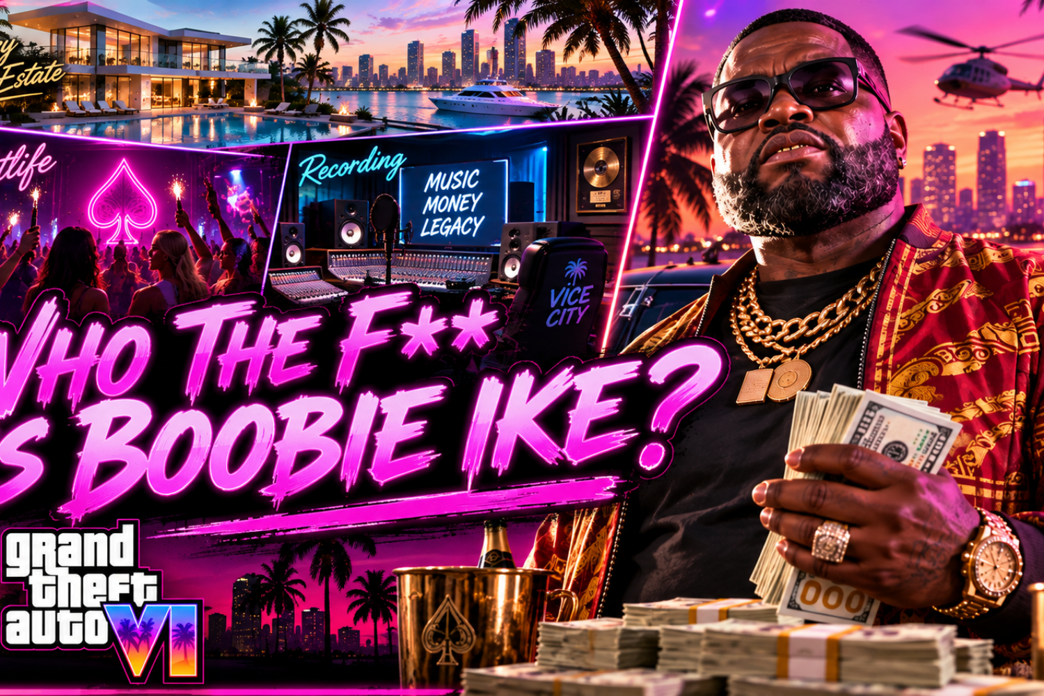 Boobie Ike and his GTA VI Vice City business empire spanning real estate, nightlife and music