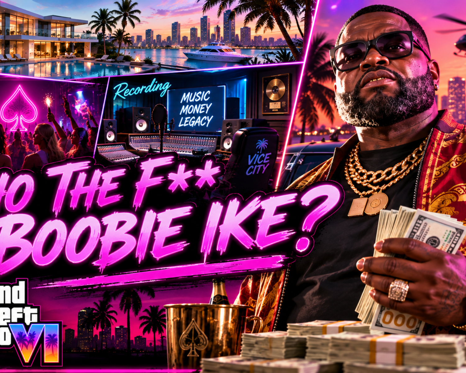 Boobie Ike and his GTA VI Vice City business empire spanning real estate, nightlife and music